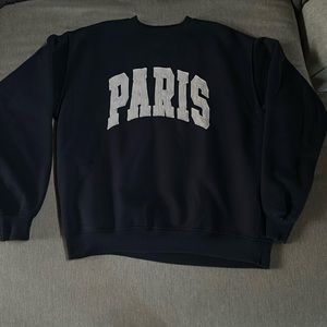 Paris oversized crewneck